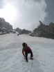 sperone della brenva - Salita alla Fourche
